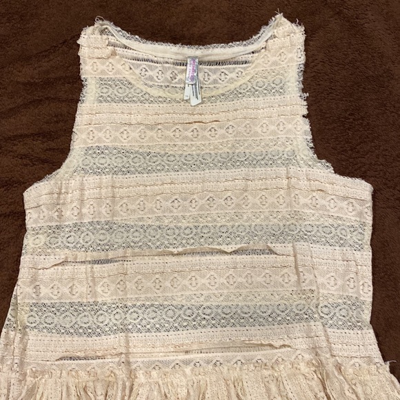 Intimately Free People Cream-colored Lace Tank - Picture 4 of 7